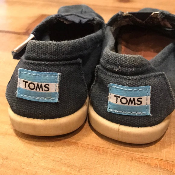 2/$10 Navy Blue Toms - Picture 2 of 5